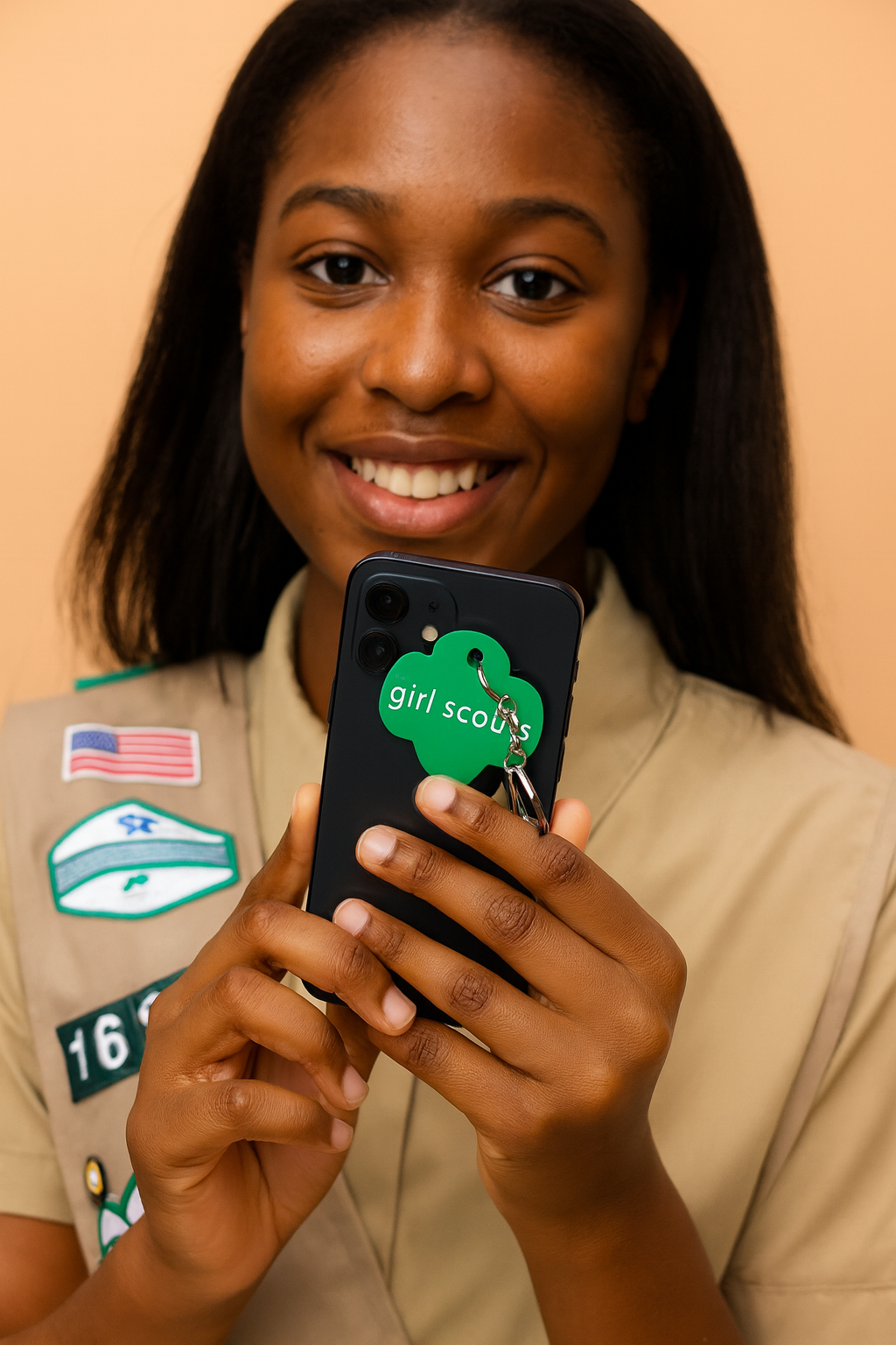 Girl Scout Key Chain