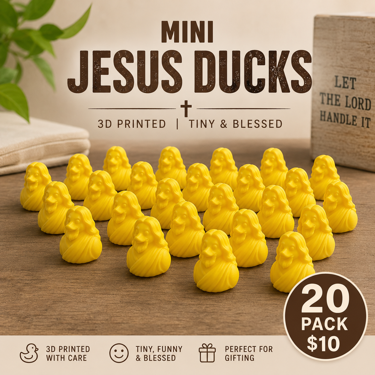 20 Mini Jesus Ducks