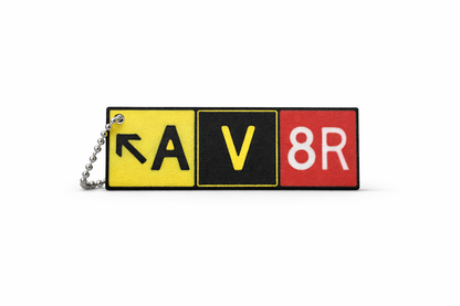 AV8R taxiway keychain detail view