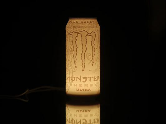 3D Printed Monster Can Lamp