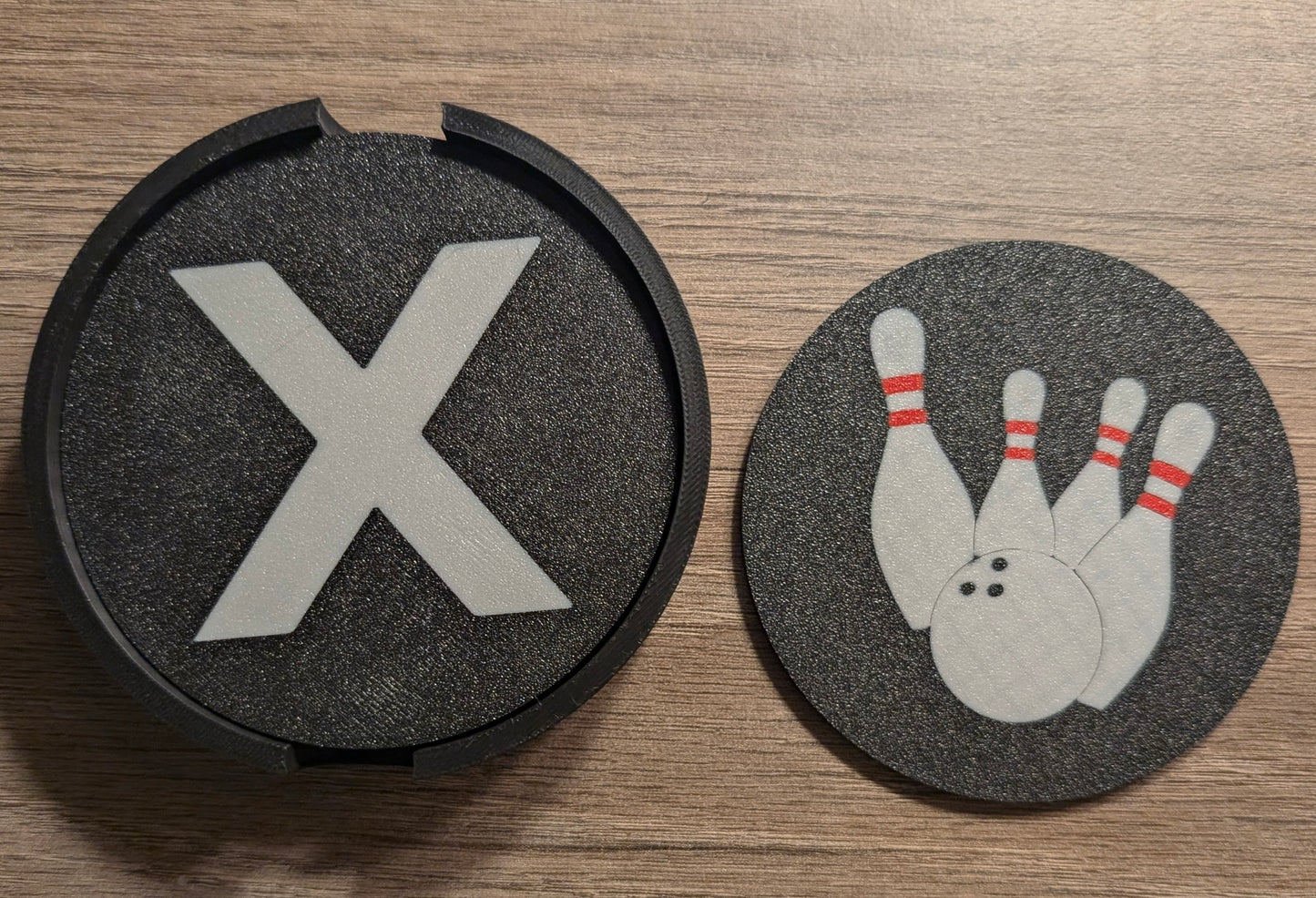 Bowling-Themed Coasters