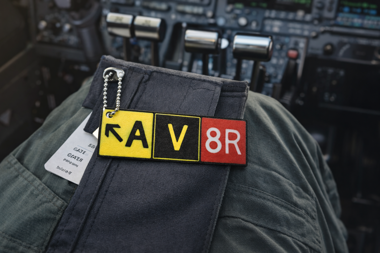 Aviator keychain