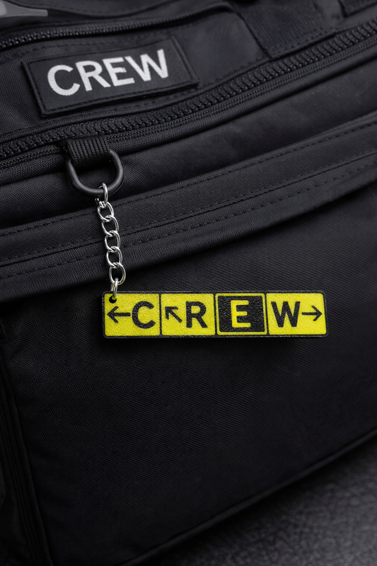 Aviation crew taxiway keychain